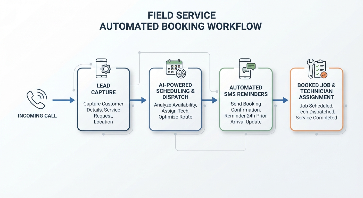 What are the best automated appointment booking systems for field service businesses?