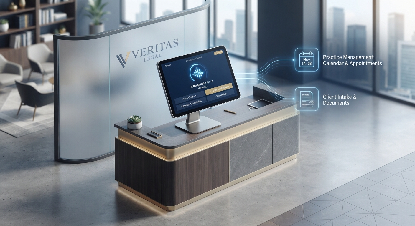 AI receptionist for lawyers and law firms